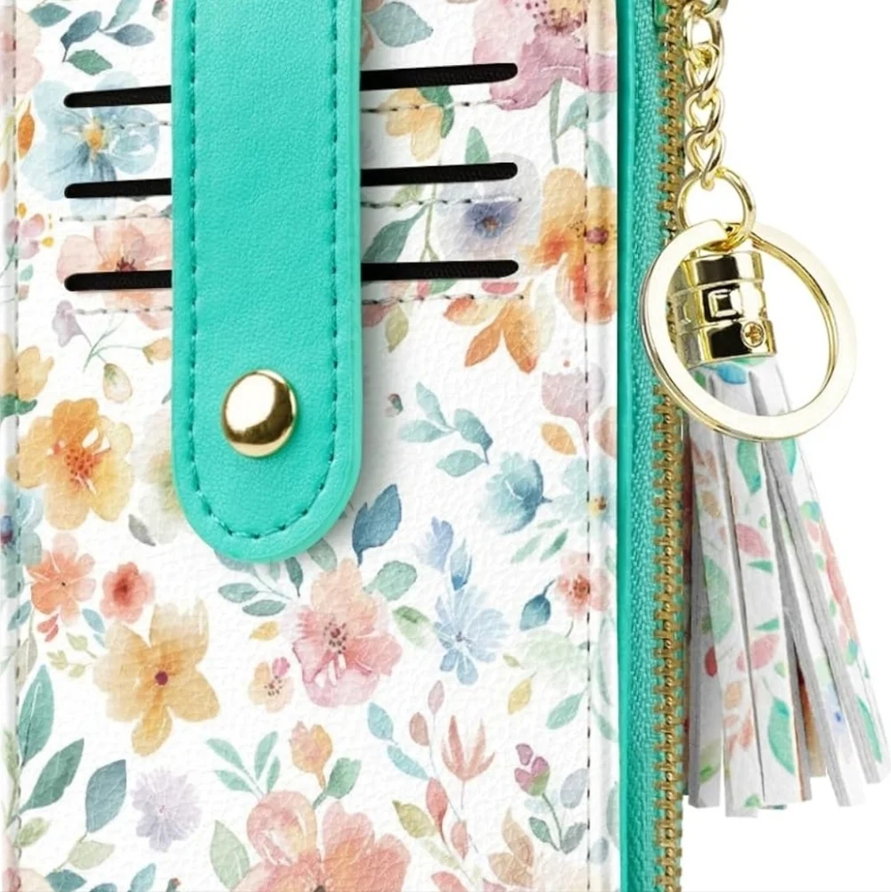Floral Card Holder Wallet